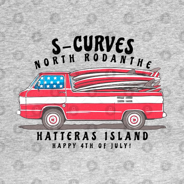 S-Curves Rodanthe, NC Summer Sunglasses on the Fourth by Contentarama